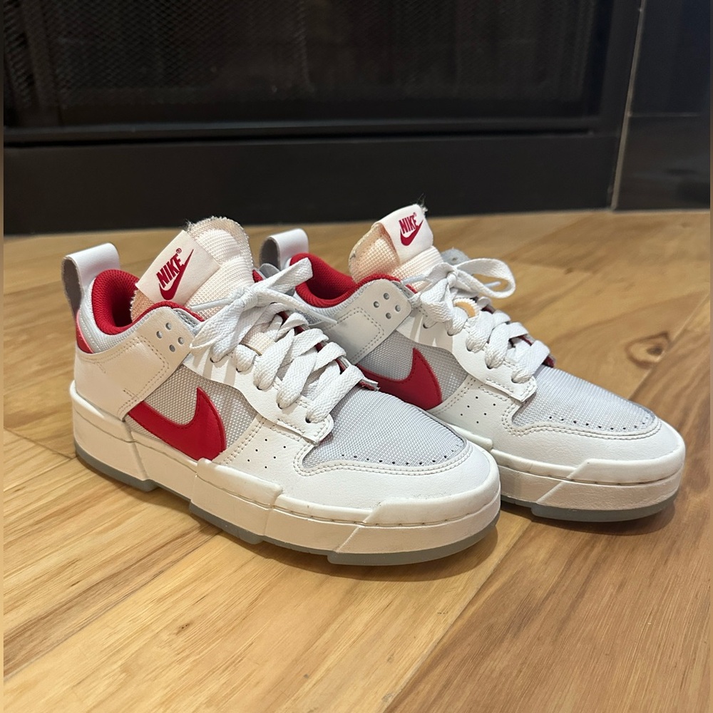 Nike Dunk Low Disrupt ‘White Gym Red’ Size US 7.5